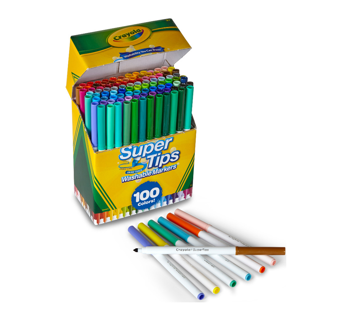 Crayola Super Tips Washable Markers - 100 Count