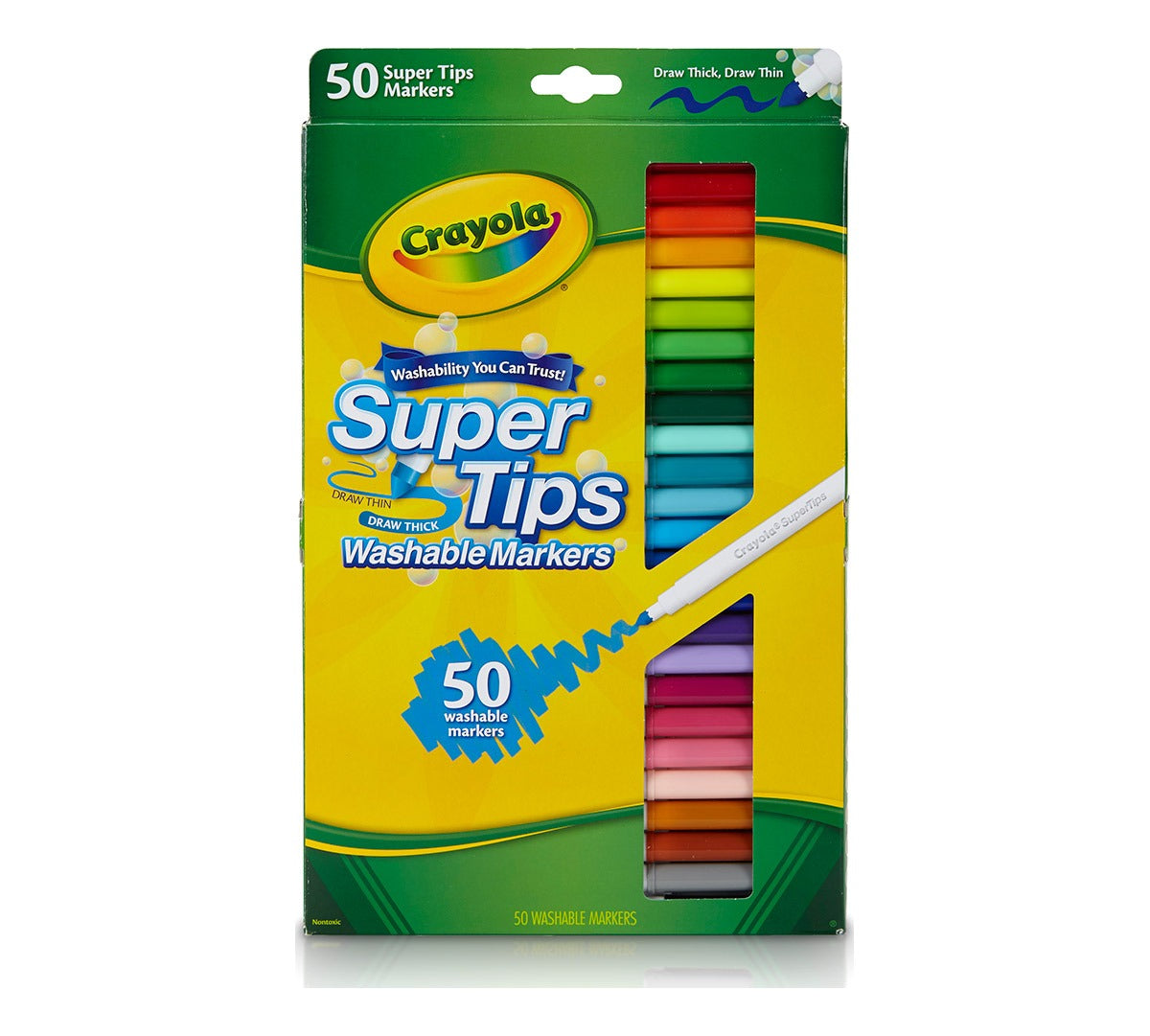 Crayola Super Tips Washable Markers - 50 Count