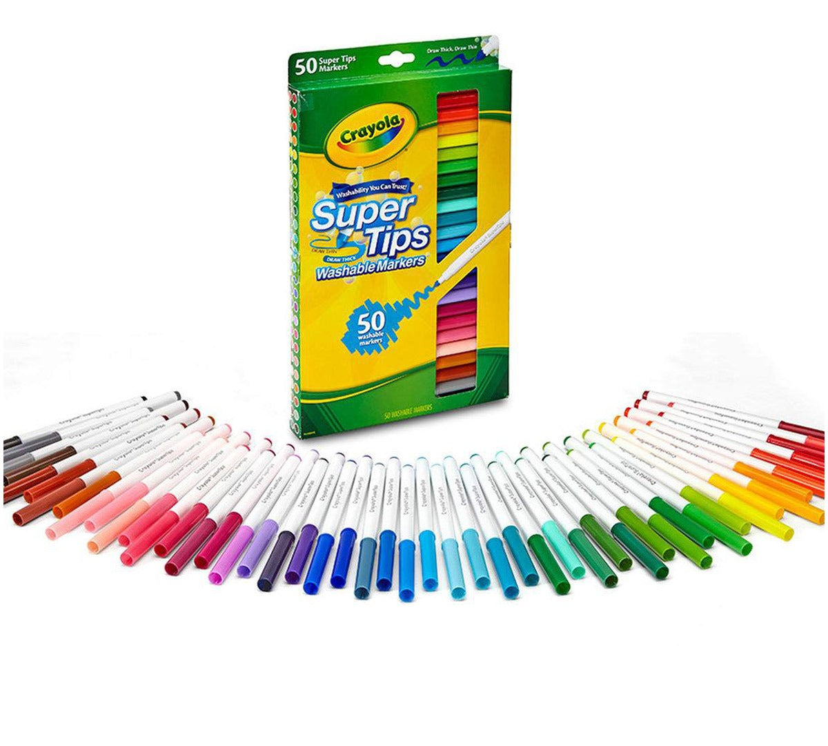 Crayola Super Tips Washable Markers - 50 Count