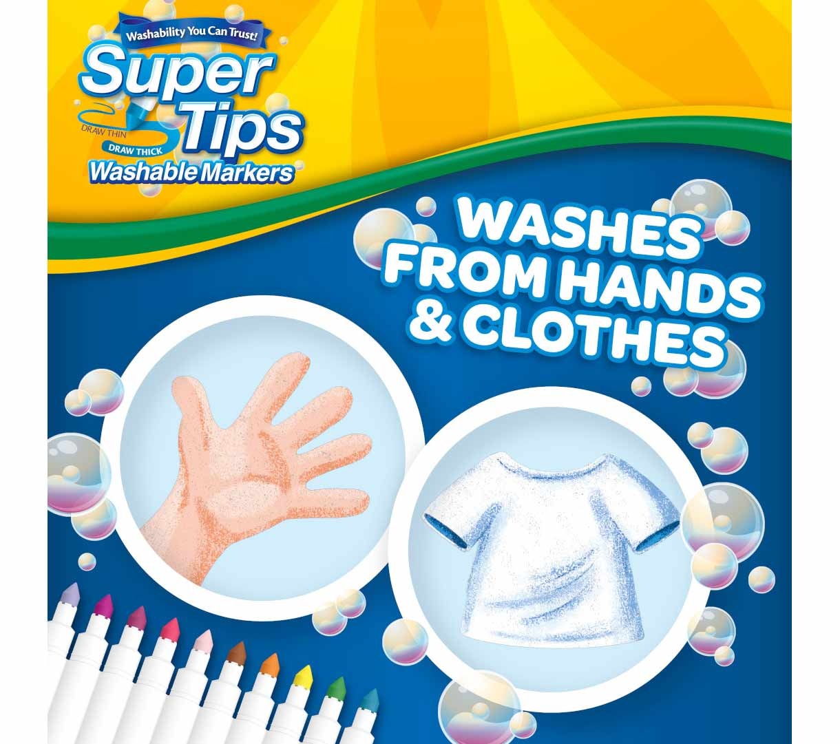 Crayola Super Tips Washable Markers - 50 Count