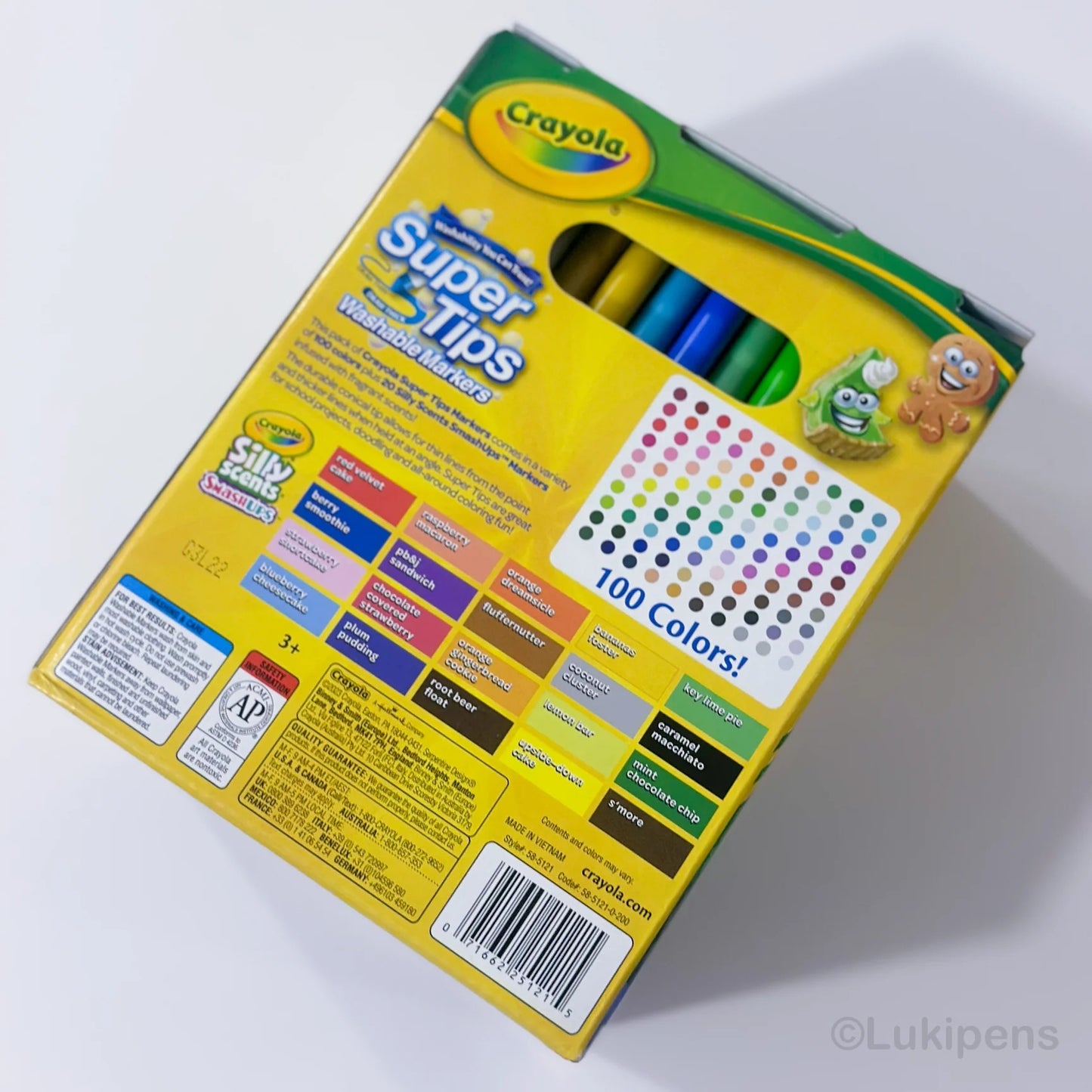 Crayola Super Tips Washable Markers with Silly Scents - 120 Count