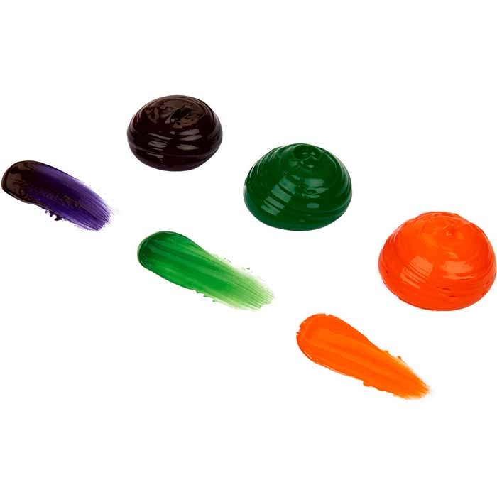 Crayola Washable Finger Paints - 3 Tubs, Secondary Colors