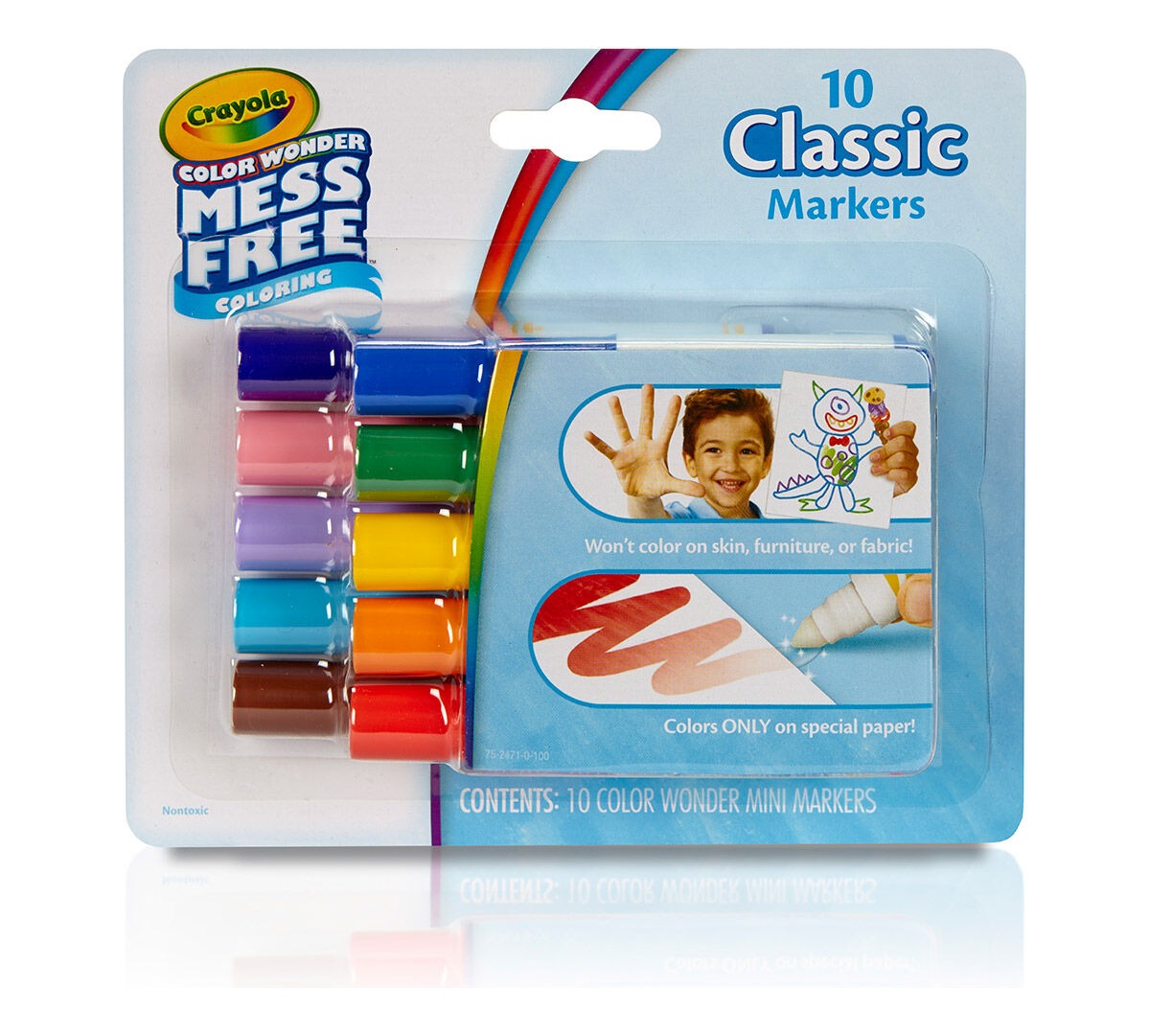 Crayola Washable Mini Markers - 10 Count