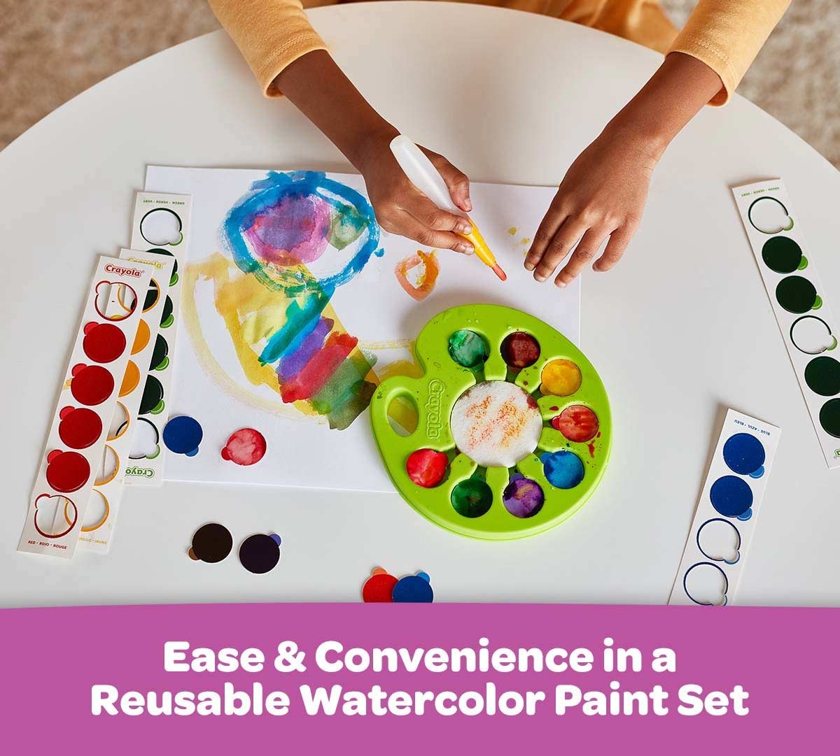 Crayola Washable Pop & Paint Watercolor Palette