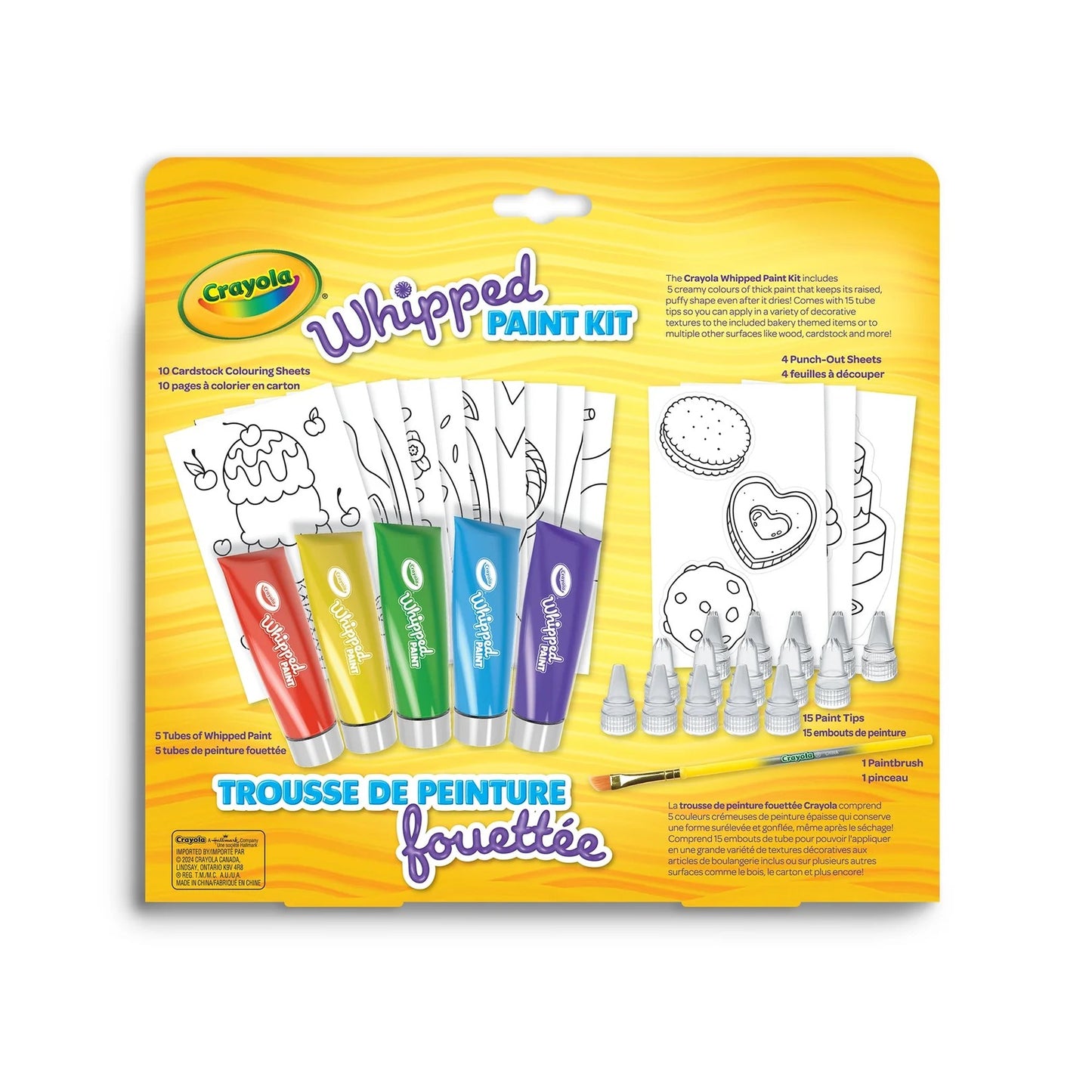 Crayola Whipped Paint Kit - 5 Colors