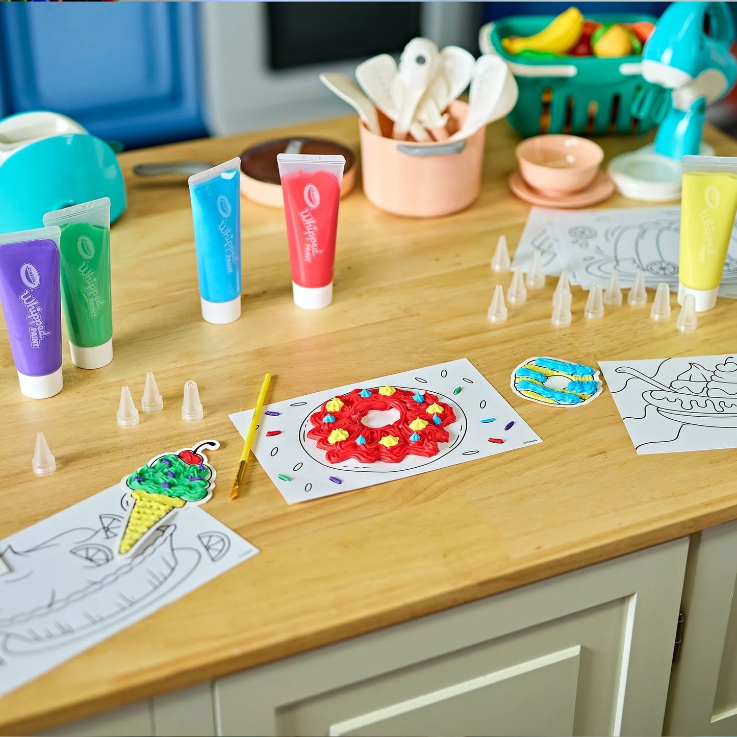 Crayola Whipped Paint Kit - 5 Colors
