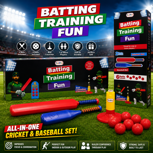 Cricket Baseball Practice Fun Sports Toy Set