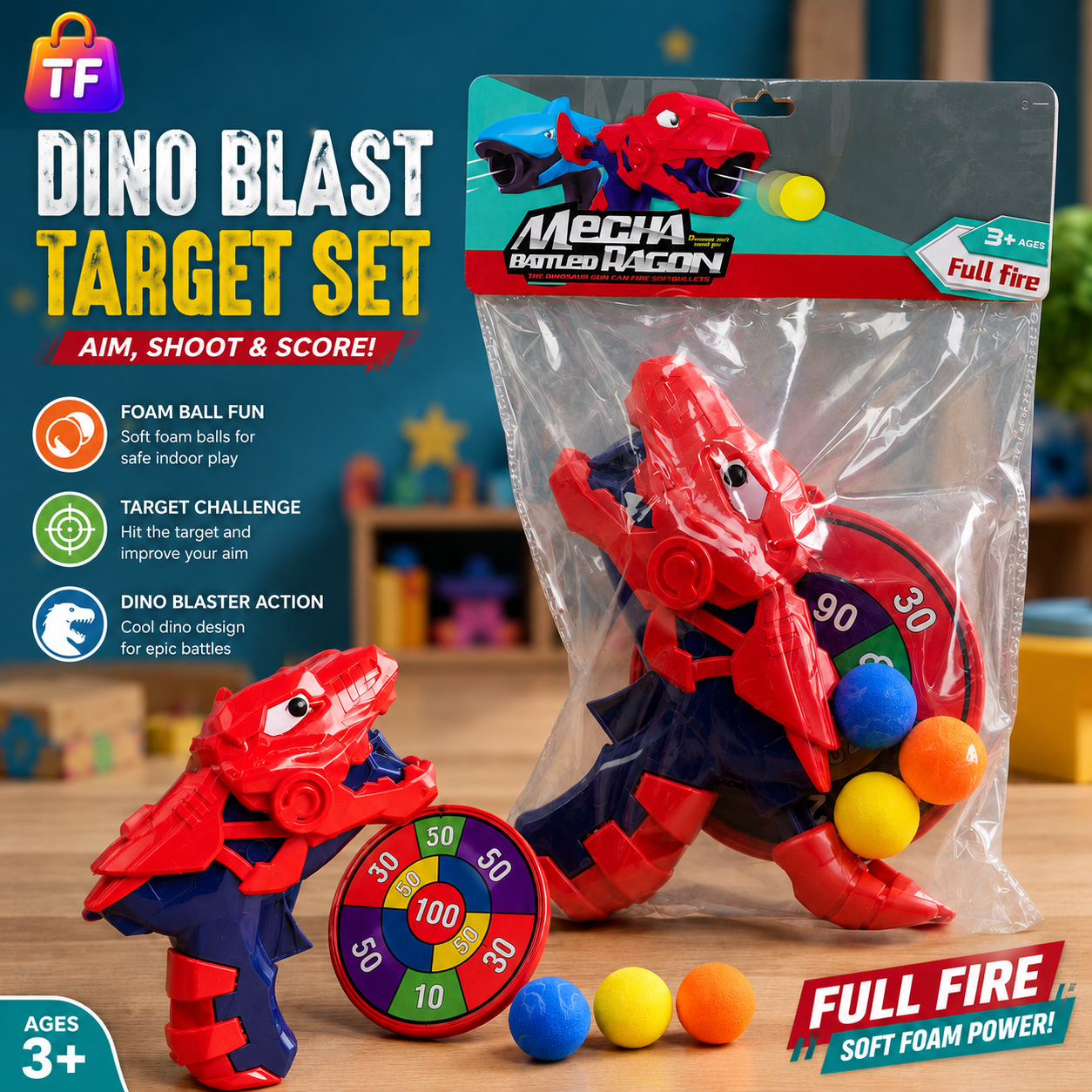 Dinosaur Ball Blaster Toy