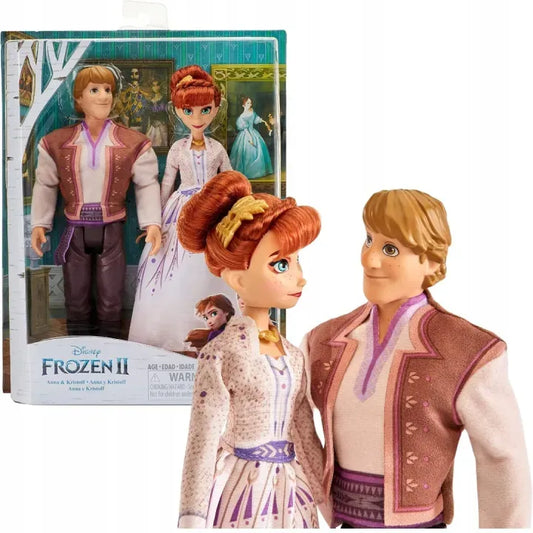 Disney Frozen 2 Anna and Kristoff Doll 2-Pack