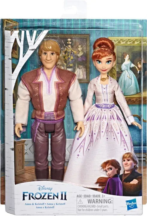 Disney Frozen 2 Anna and Kristoff Doll 2-Pack