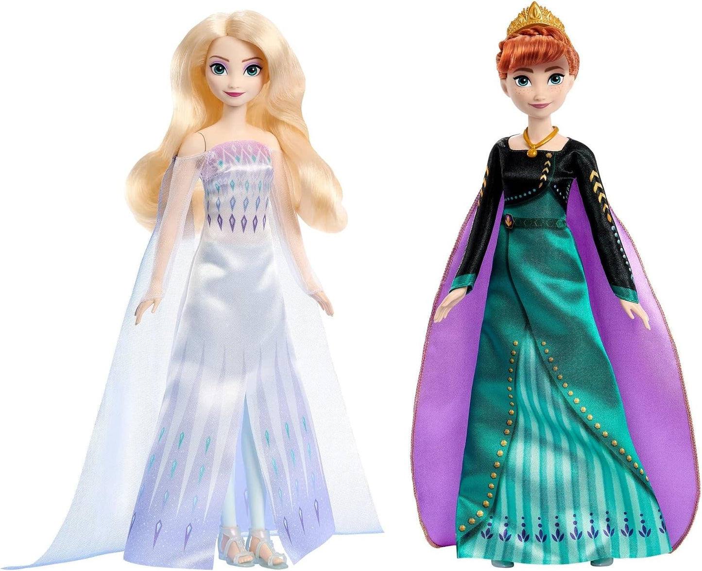 Disney Frozen Anna and Elsa Queen Doll 2-Pack