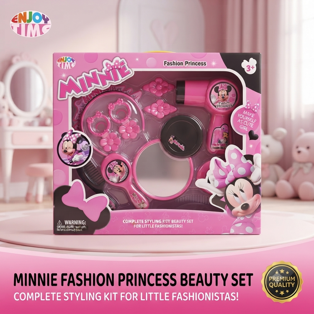 Disney Minnie Mouse Cosmetic Play Set - Age 3+