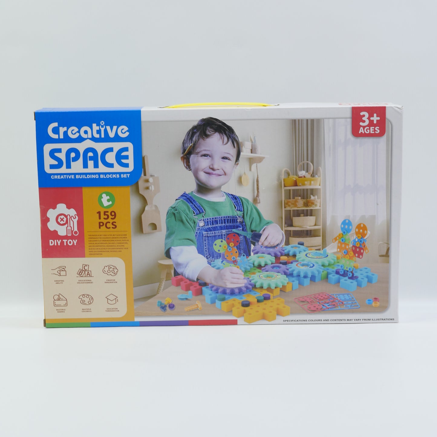 159 Piece DIY Engineering Building Blocks Set
