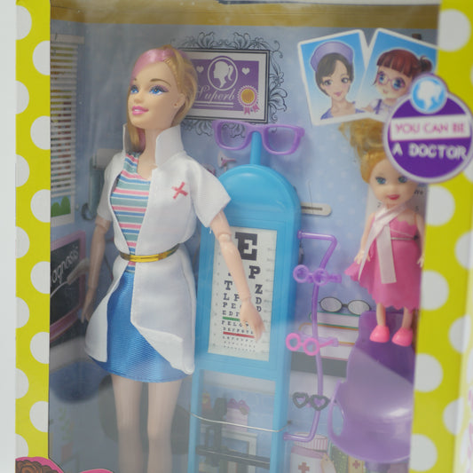 Doctor Fashion Doll with Patient Doll - Age 3+