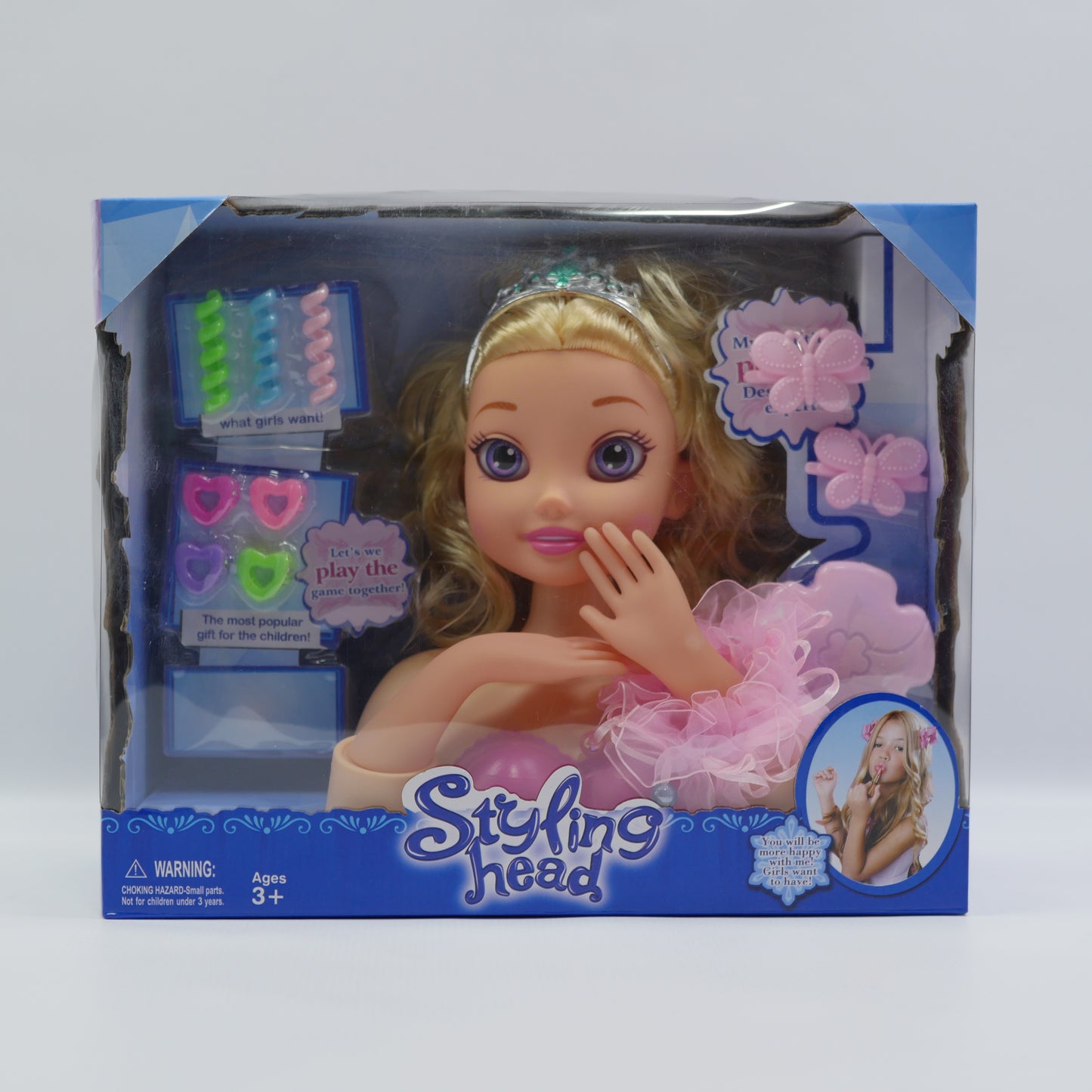 Doll Head Makeup and Hair Styling Set