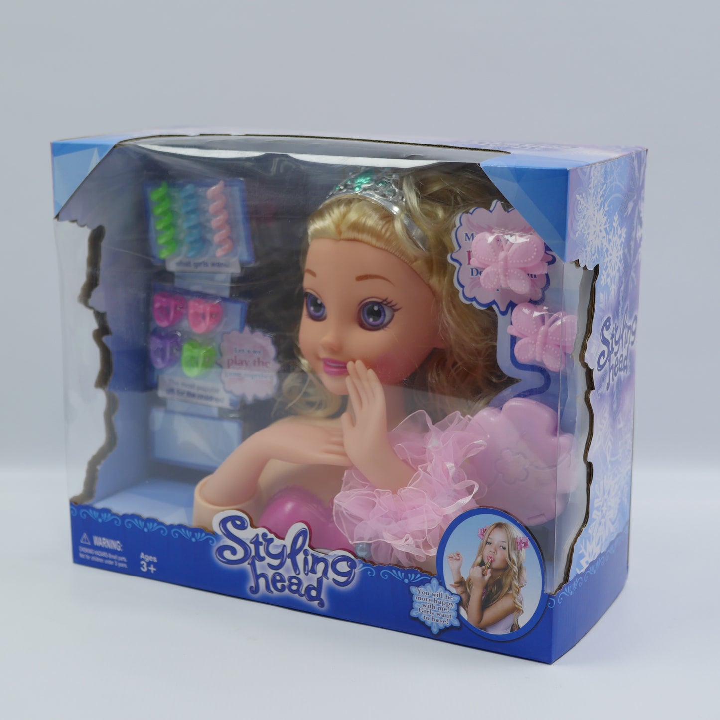 Doll Head Makeup and Hair Styling Set