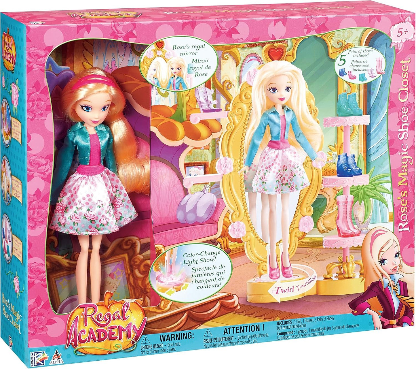 Fashion Doll Magic Shoe Closet Playset