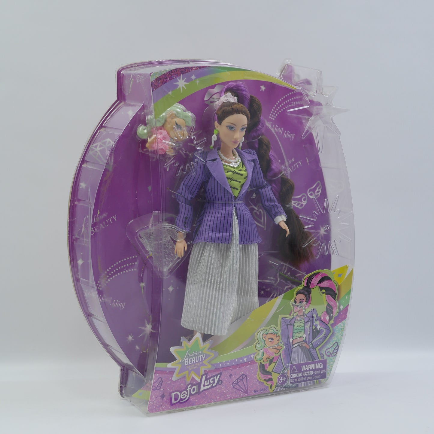 Fashion Doll with Accessories - Purple