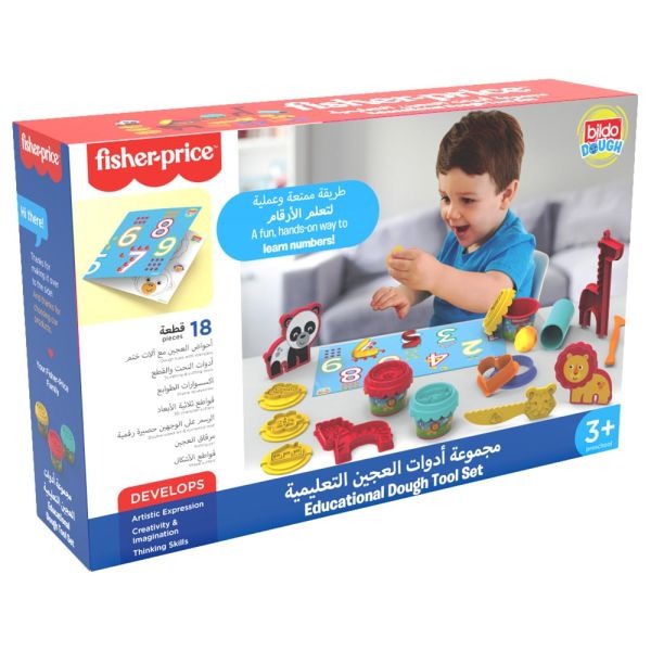 Fisher-Price Educational Modeling Dough Tool Set 18 Piece - Ages 3+