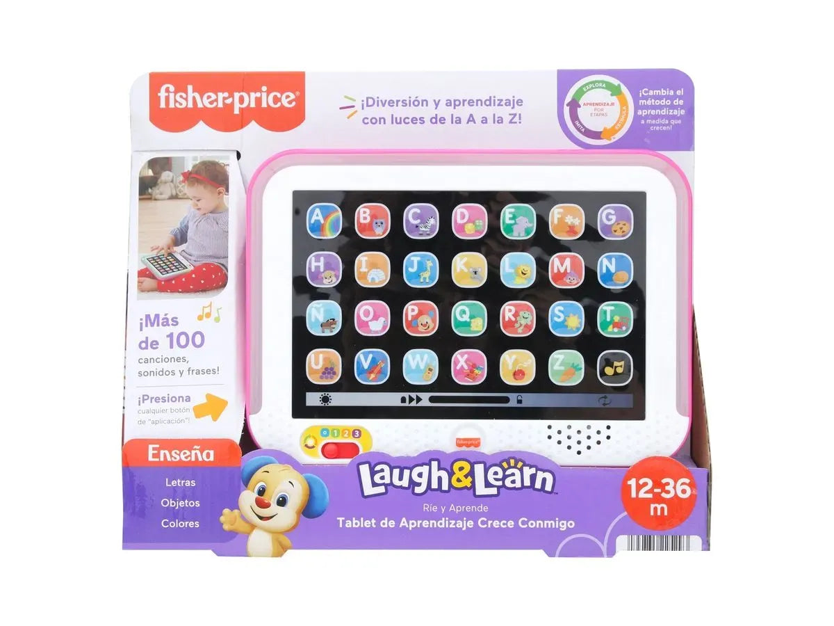 Fisher-Price Laugh & Learn Smart Stages Learning Tablet - Assorted Design - Ages 12-36Months