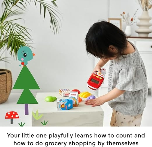 Fisher-Price Supermarket Scanner Pretend Play Set - Ages 3+