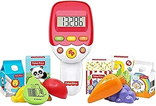 Fisher-Price Supermarket Scanner Pretend Play Set - Ages 3+