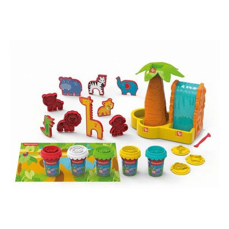 Fisher-Price Waterfall Modeling Dough Playset 20 Piece - Ages 3+