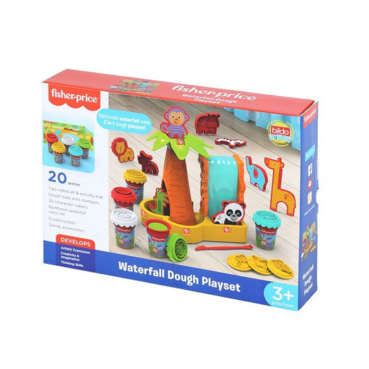 Fisher-Price Waterfall Modeling Dough Playset 20 Piece - Ages 3+