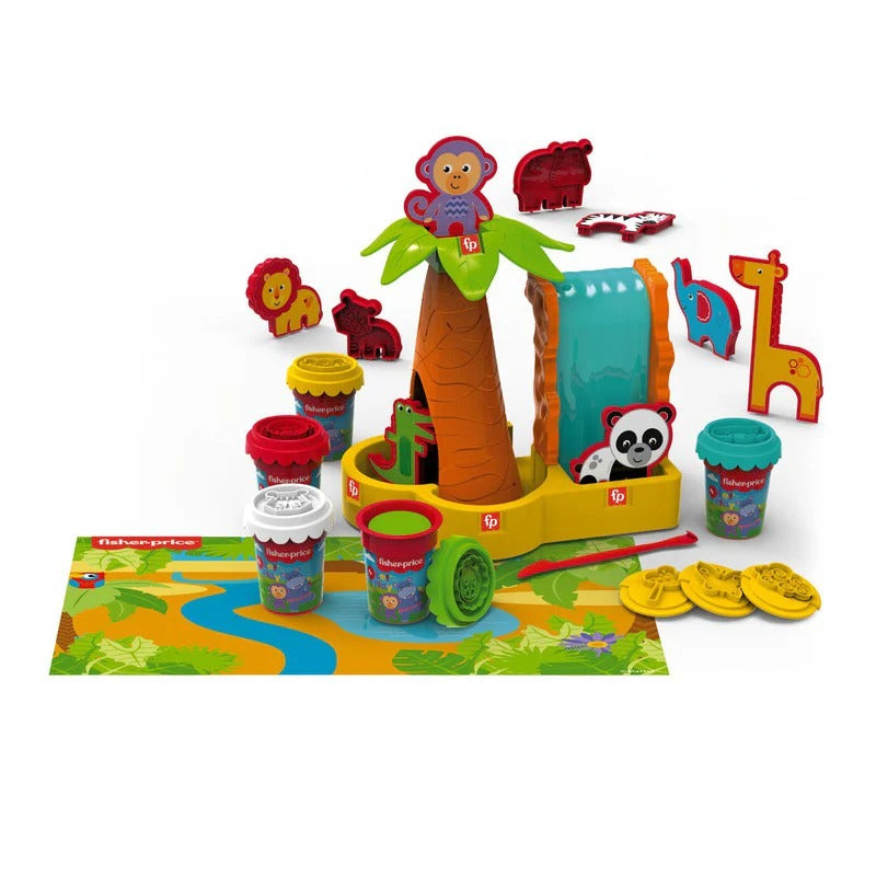 Fisher-Price Waterfall Modeling Dough Playset 20 Piece - Ages 3+