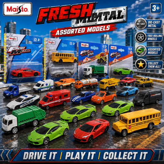 Fresh Metal Assorted Mini Die-Cast Cars