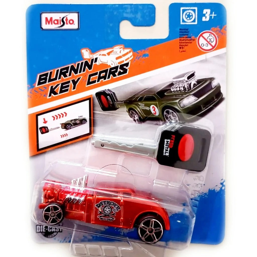 Fresh Metal Burning Key Assorted Die-Cast Cars