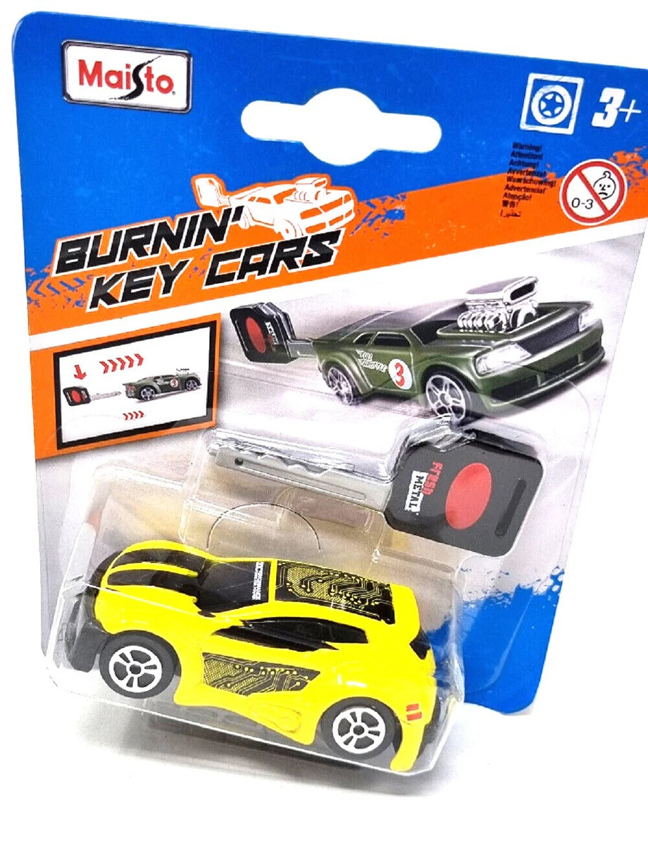 Fresh Metal Burning Key Assorted Die-Cast Cars