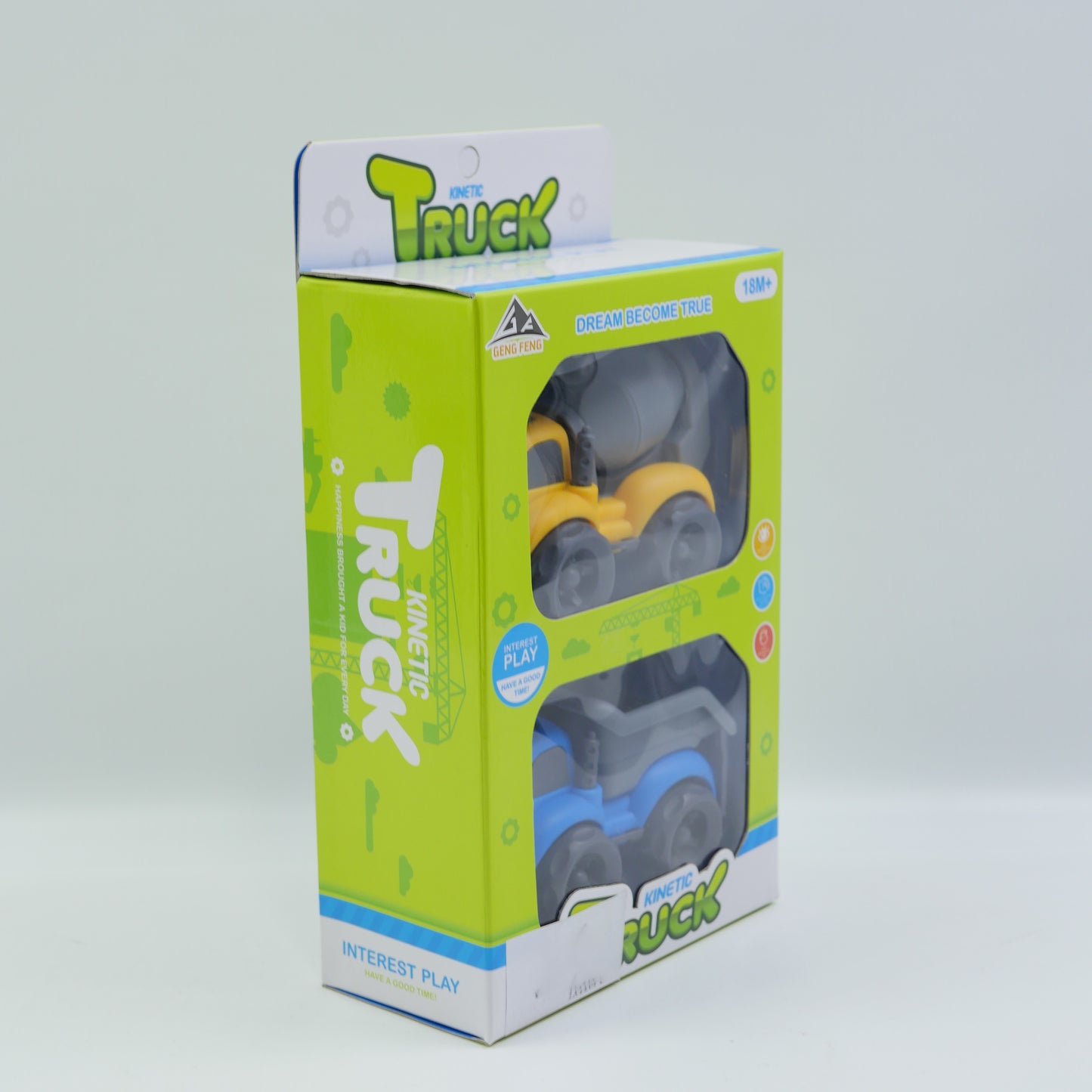 Friction Powered Toy Truck 2 Pack