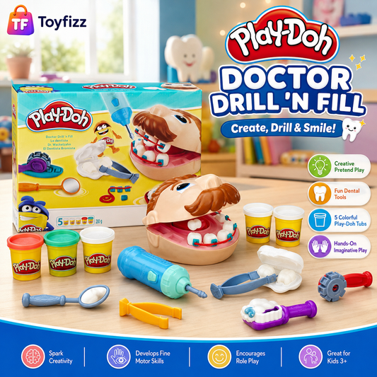 Hasbro Play-Doh Doctor Drill 'n Fill Dentist Set
