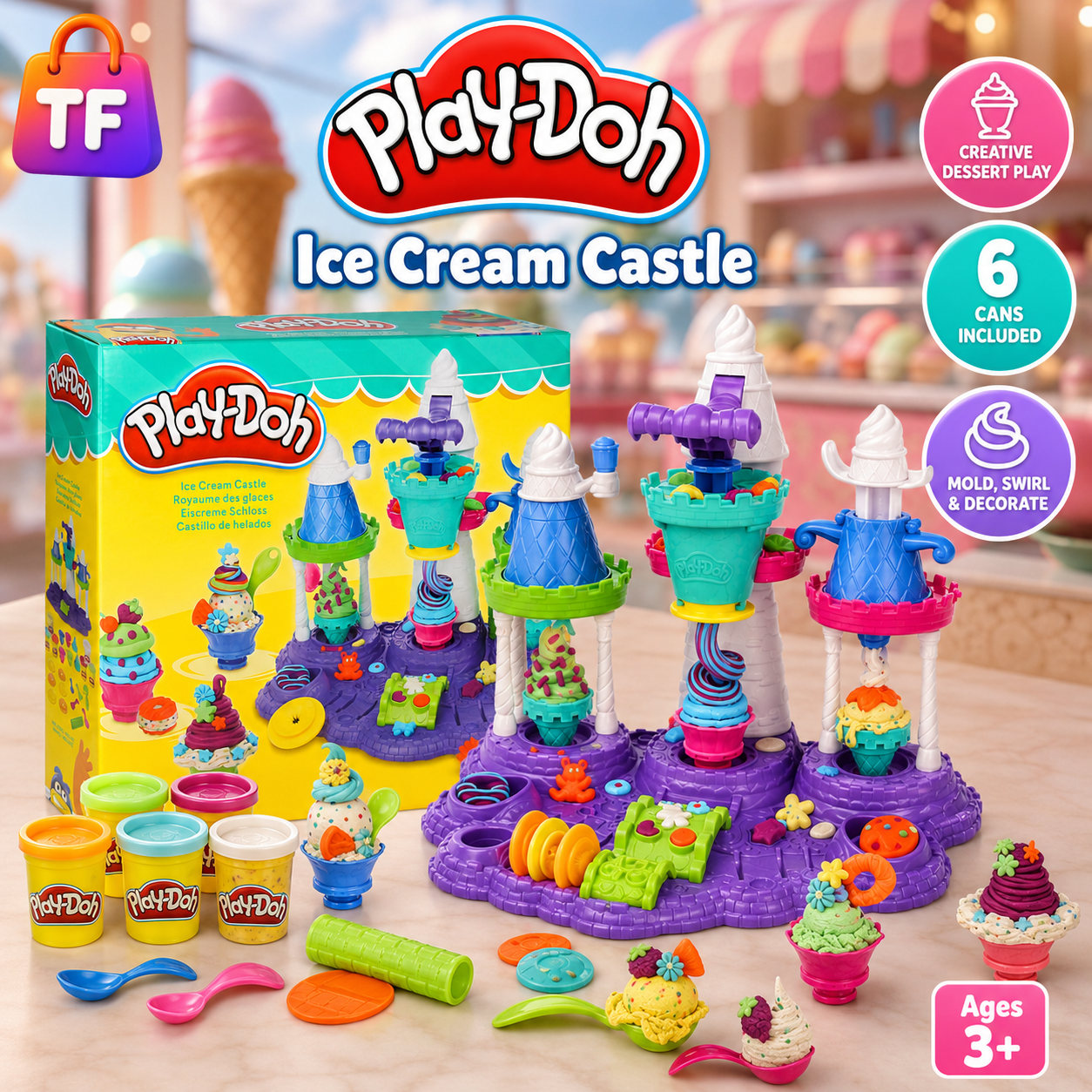 Play-Doh Ice Cream Castle Set