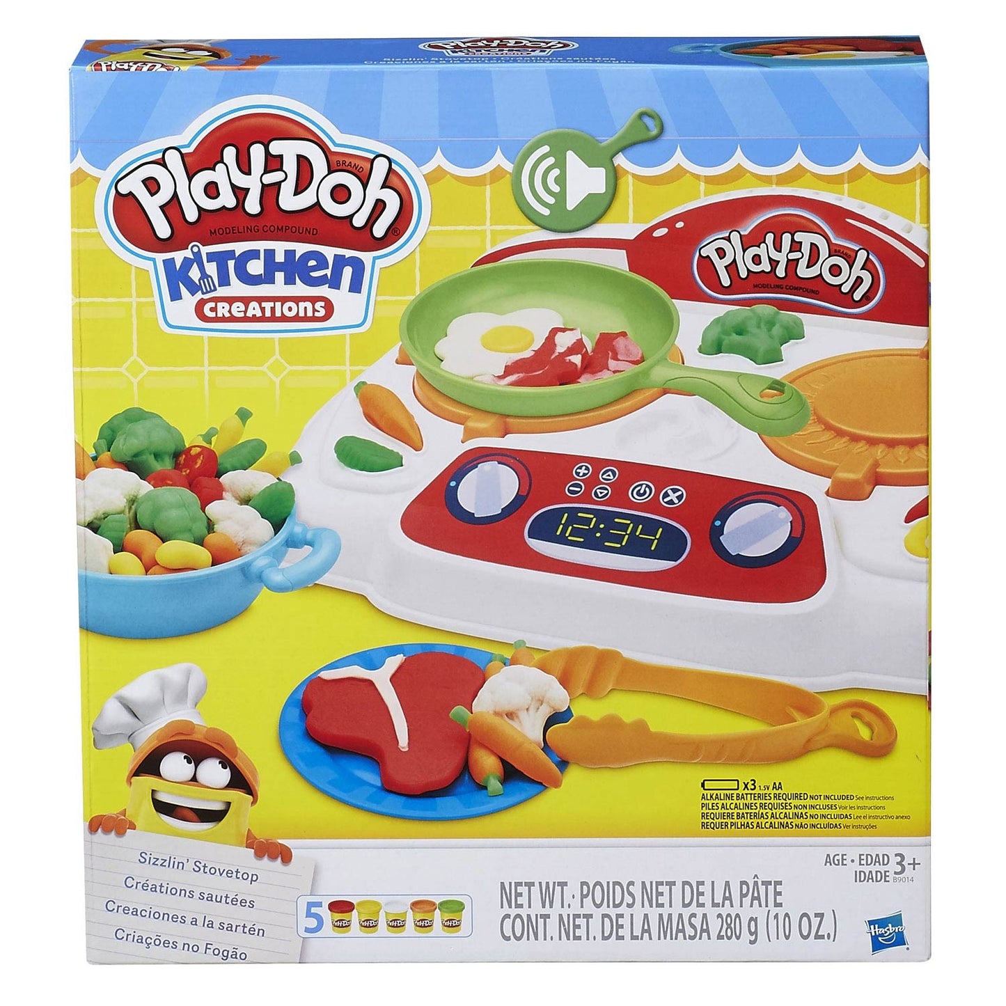 Hasbro Play-Doh Kitchen Creations Stovetop Cooking Set