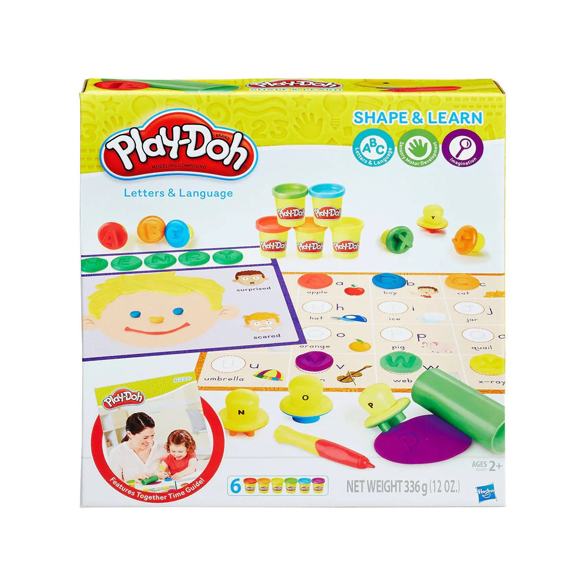 Hasbro Play-Doh Shape & Learn Letters and Language Set