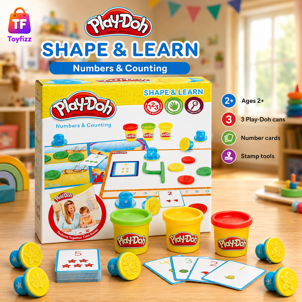 Hasbro Play-Doh Shape & Learn Numbers and Counting Set