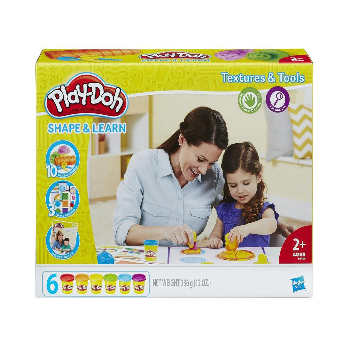 Hasbro Play-Doh Shape & Learn Textures and Tools Set