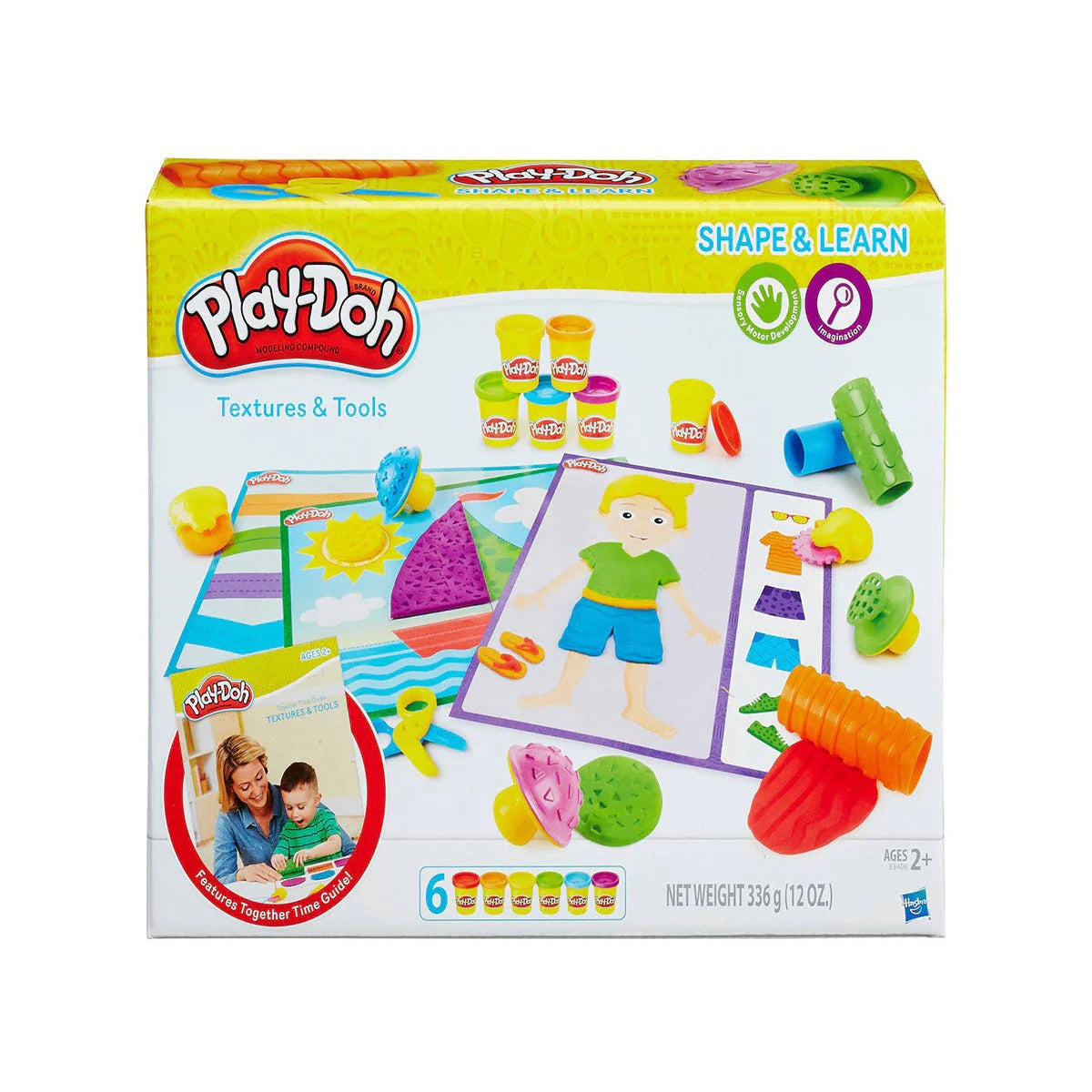 Hasbro Play-Doh Shape & Learn Textures and Tools Set