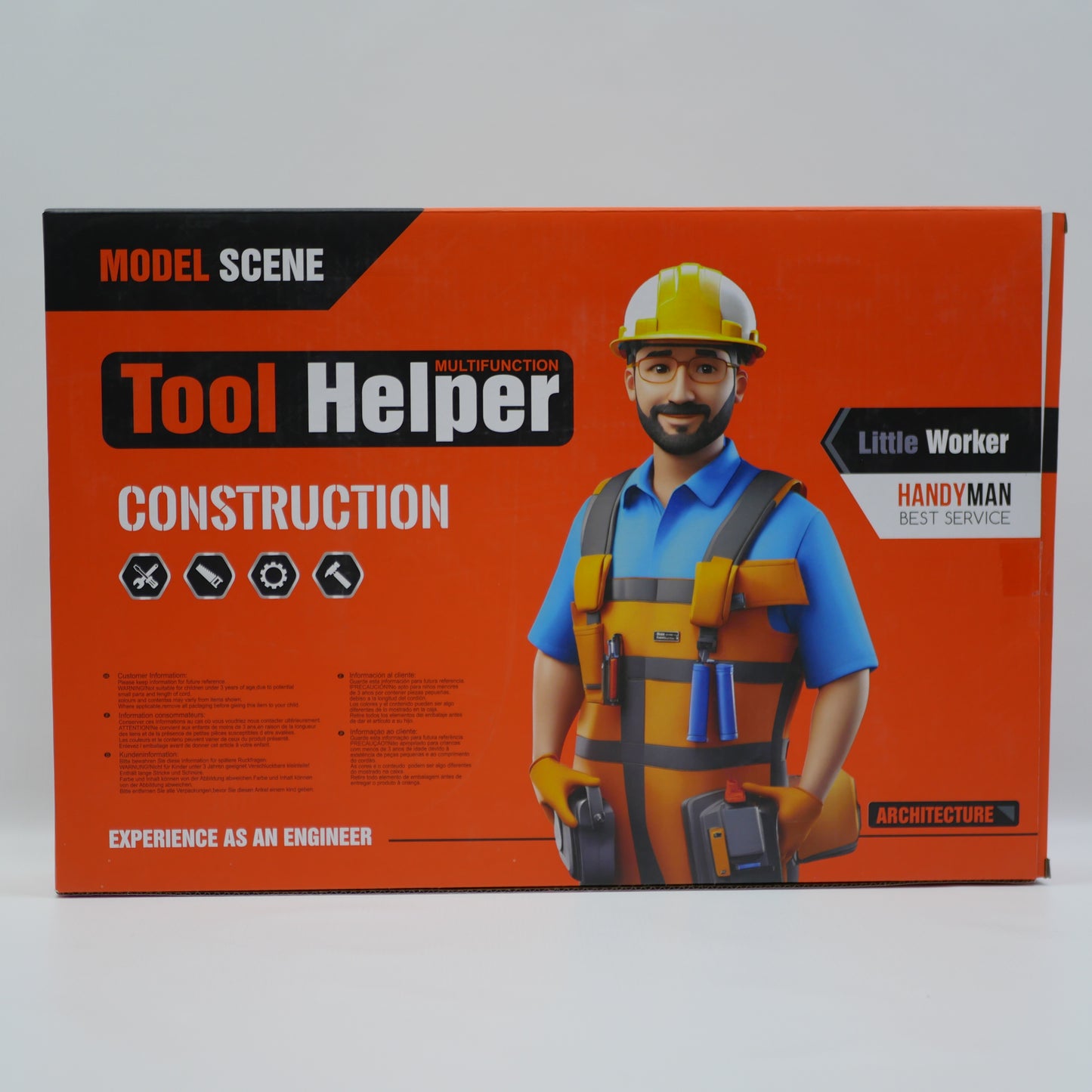 Kids Pretend Play Tool Set 2 Colors