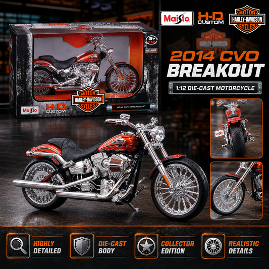 Maisto 1:12 2014 Harley-Davidson CVO Breakout Motorcycle Model