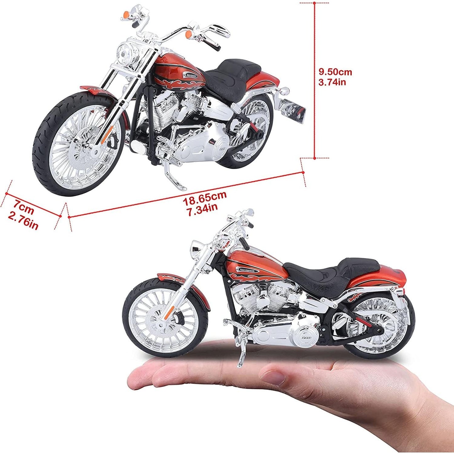 Maisto 1:12 2014 Harley-Davidson CVO Breakout Motorcycle Model