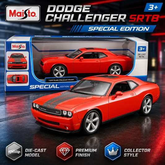 Maisto 1:24 2008 Dodge Challenger SRT8 Die-Cast Model