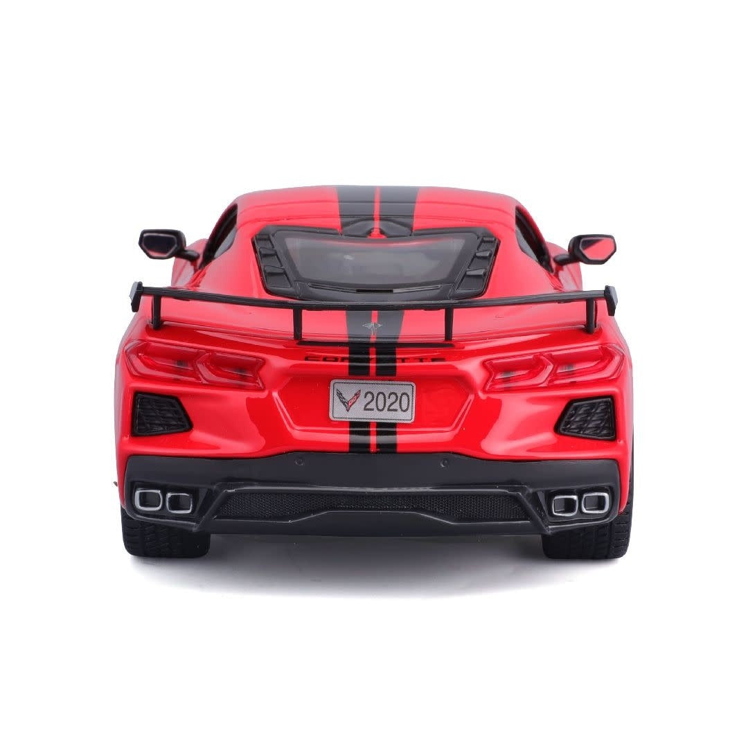 Maisto 1:24 2020 Chevrolet Corvette Stingray Die-Cast Model Red