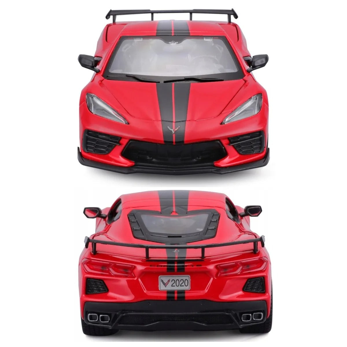 Maisto 1:24 2020 Chevrolet Corvette Stingray Die-Cast Model Red