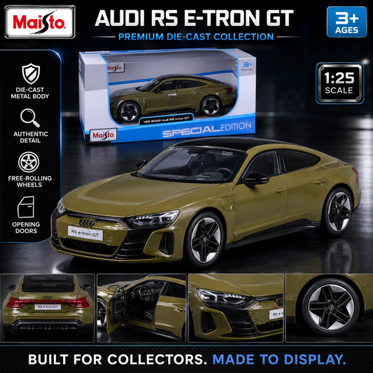 Maisto 1:24 2022 Audi RS e-tron GT Die-Cast Model Green