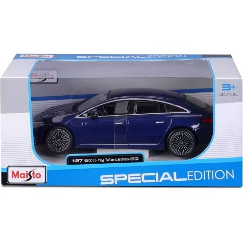 Maisto 1:24 2022 Mercedes-Benz EQS Die-Cast Model Blue