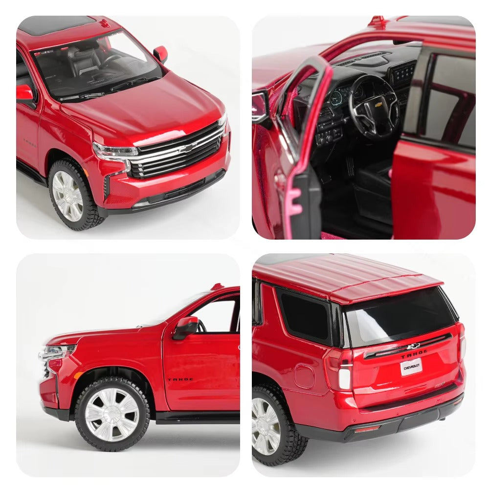 Maisto 1:26 2022 Chevrolet Tahoe Die-Cast Model Red