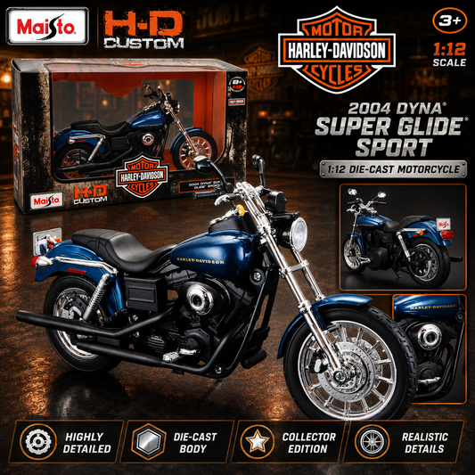 Maisto 2004 Harley-Davidson Dyna Motorcycle Model